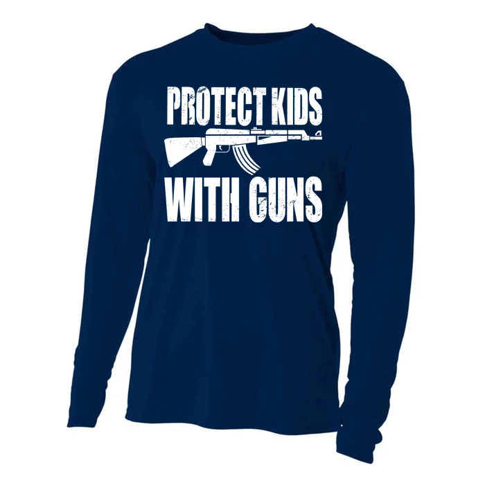 Protect Kids With Guns Cooling Performance Long Sleeve Crew