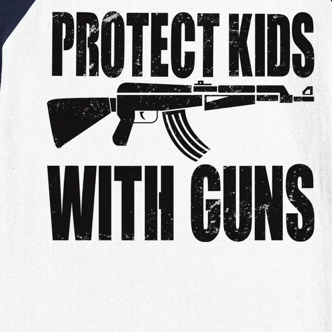 Protect Kids With Guns Baseball Sleeve Shirt