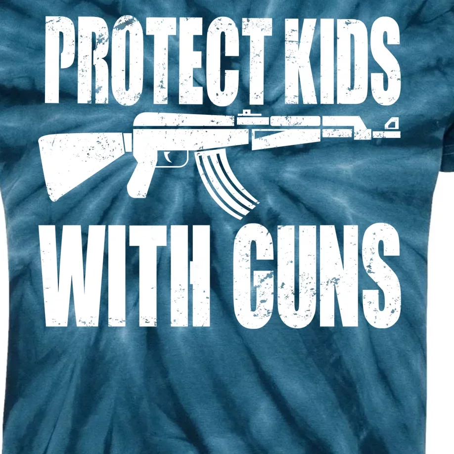 Protect Kids With Guns Kids Tie-Dye T-Shirt