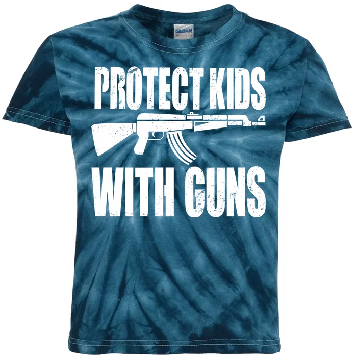 Protect Kids With Guns Kids Tie-Dye T-Shirt