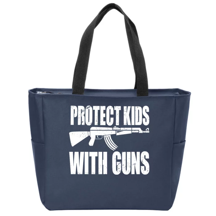 Protect Kids With Guns Zip Tote Bag