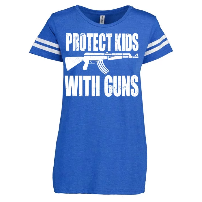 Protect Kids With Guns Enza Ladies Jersey Football T-Shirt