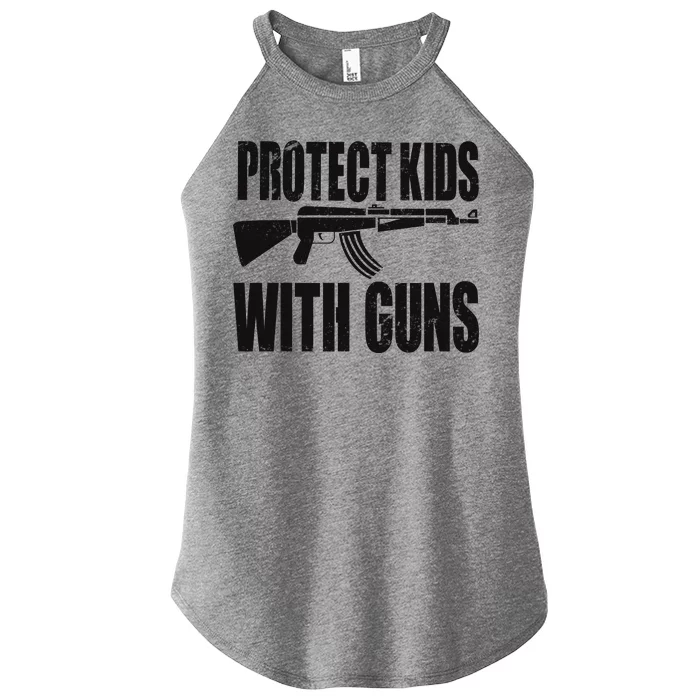 Protect Kids With Guns Women’s Perfect Tri Rocker Tank