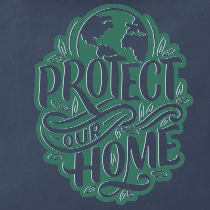 Protect Our Home Earth Day Zip Tote Bag