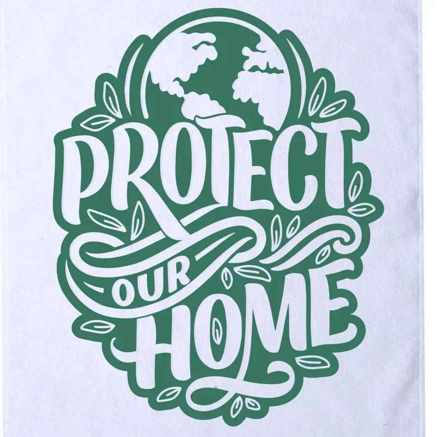 Protect Our Home Earth Day Platinum Collection Golf Towel