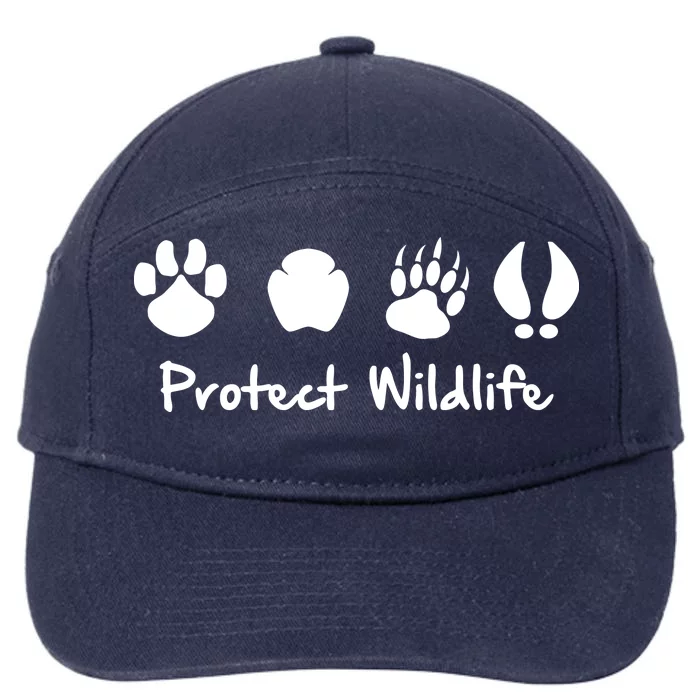 Protect Wildlife 7-Panel Snapback Hat