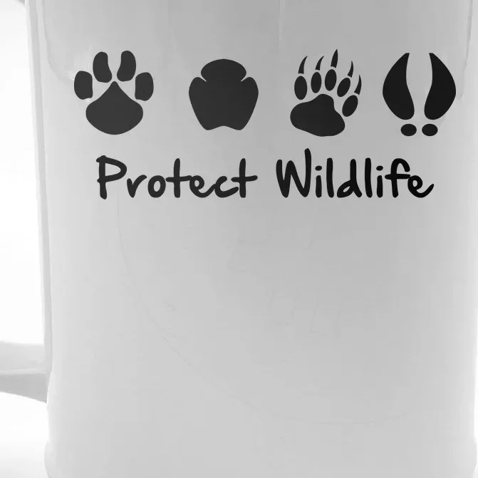 Protect Wildlife Front & Back Beer Stein