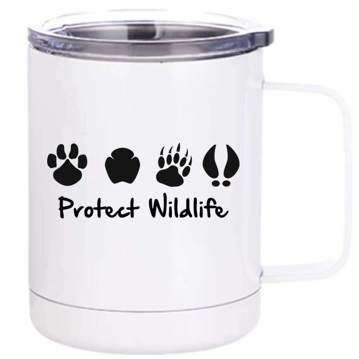 Protect Wildlife Front & Back 12oz Stainless Steel Tumbler Cup