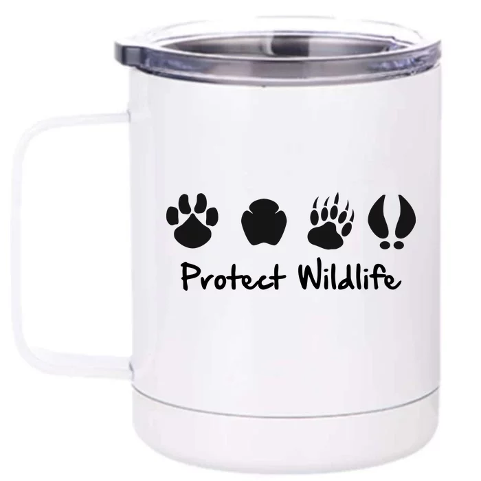 Protect Wildlife Front & Back 12oz Stainless Steel Tumbler Cup