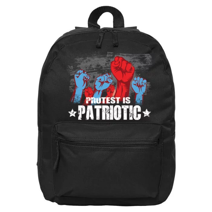 Protest Is Patriotic 16 in Basic Backpack