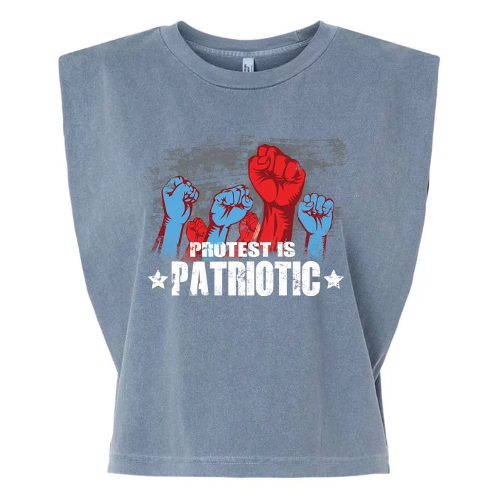 Protest Is Patriotic Garment-Dyed Women's Muscle Tee