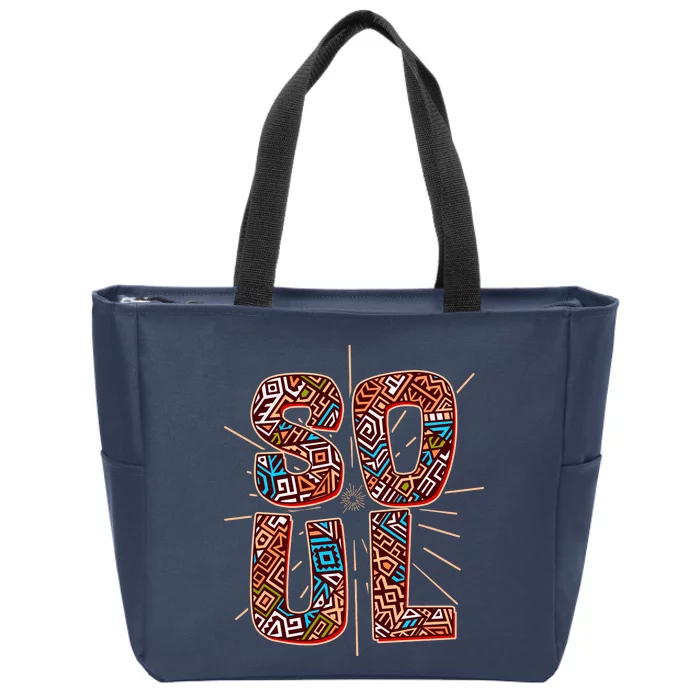 Proud African Soul Zip Tote Bag