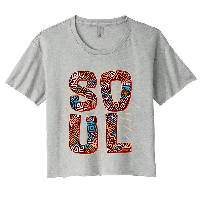 Proud African Soul Women's Crop Top Tee