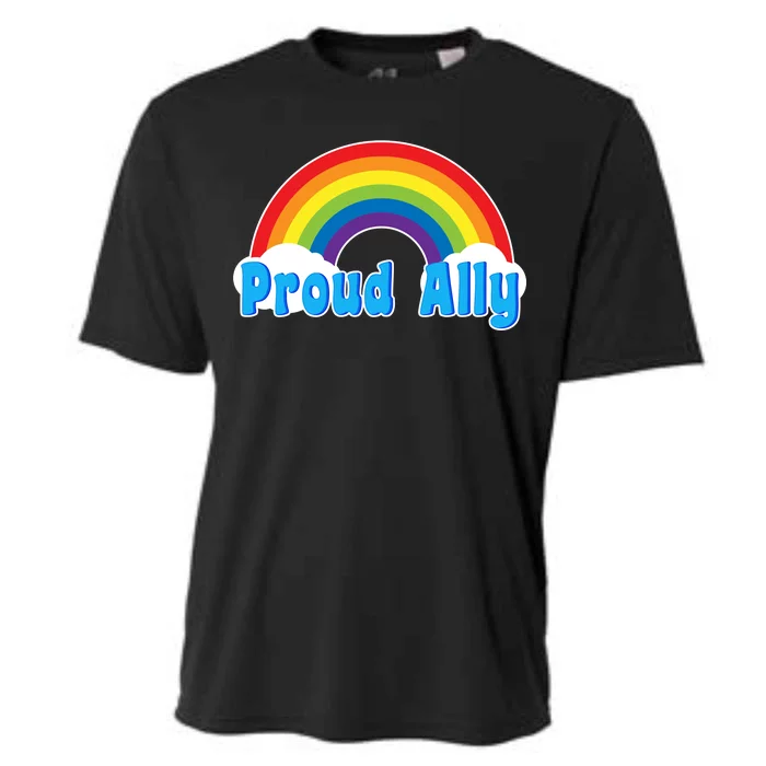 Proud Ally LGBT Support Cooling Performance Crew T-Shirt