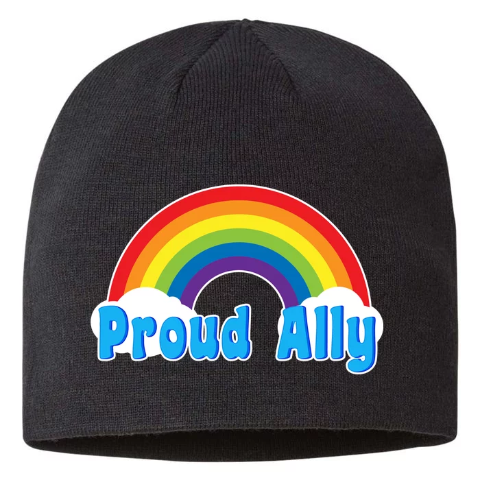 Proud Ally LGBT Support 8 1/2in Sustainable Knit Beanie