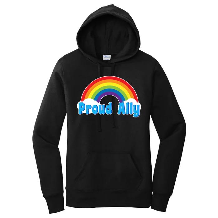 Proud Ally LGBT Support Women's Pullover Hoodie