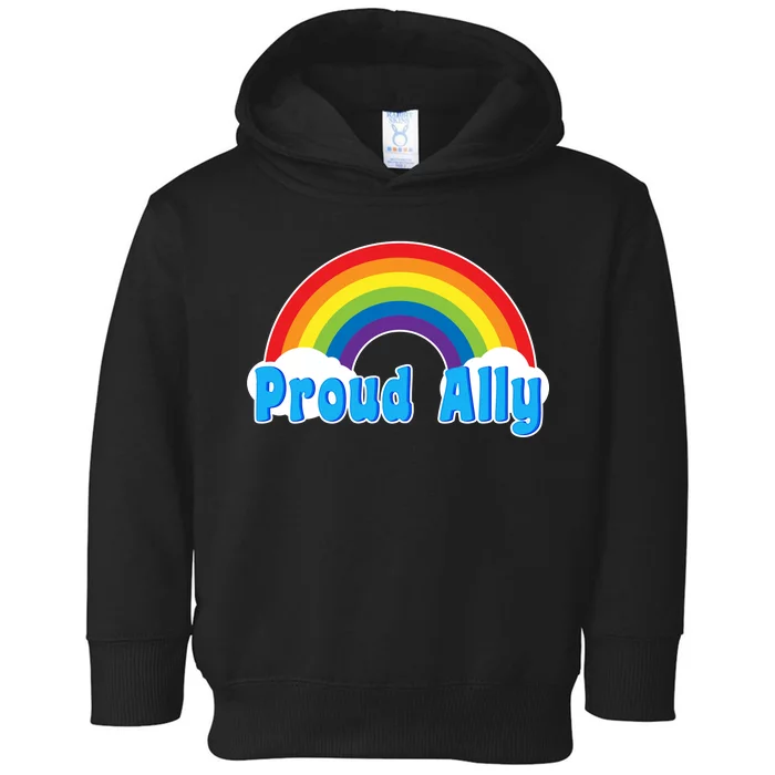 Proud Ally LGBT Support Toddler Hoodie