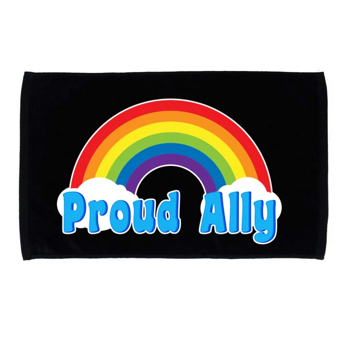 Proud Ally LGBT Support Microfiber Hand Towel