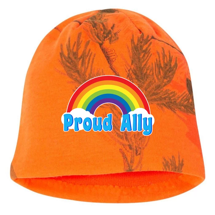 Proud Ally LGBT Support Kati - Camo Knit Beanie