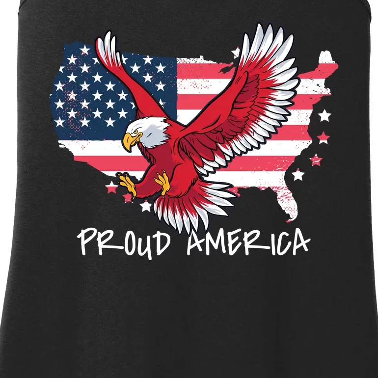 Proud American Eagle Ladies Essential Tank