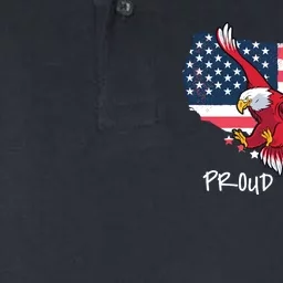 Proud American Eagle Softstyle Adult Sport Polo