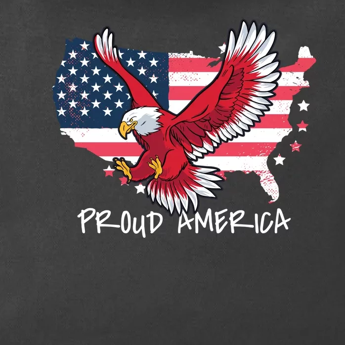 Proud American Eagle Zip Tote Bag