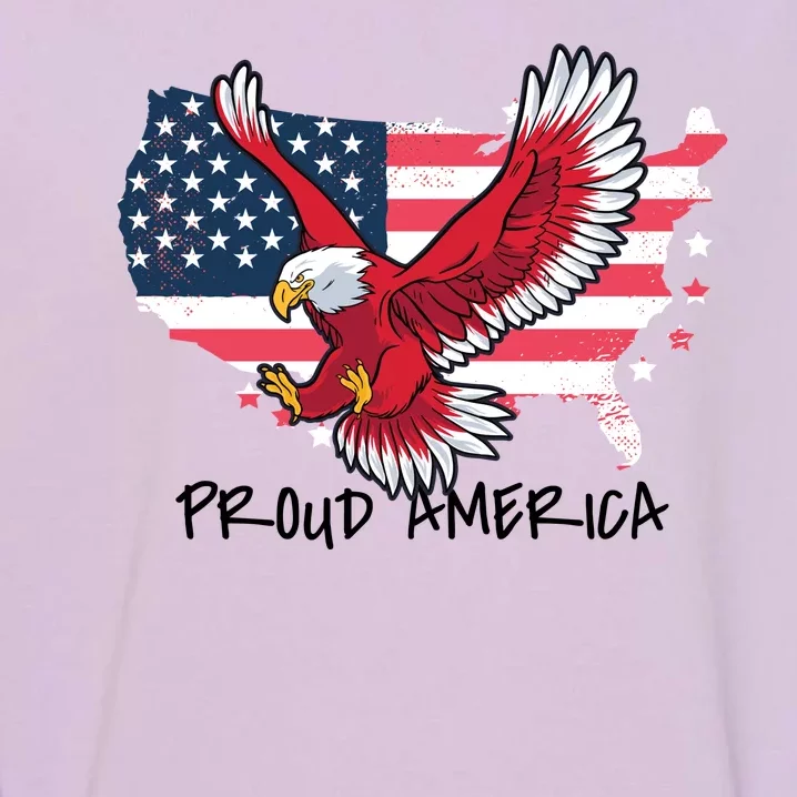 Proud American Eagle Garment-Dyed Sweatshirt