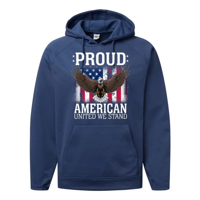 Proud American United We Stand Eagle Performance Fleece Hoodie