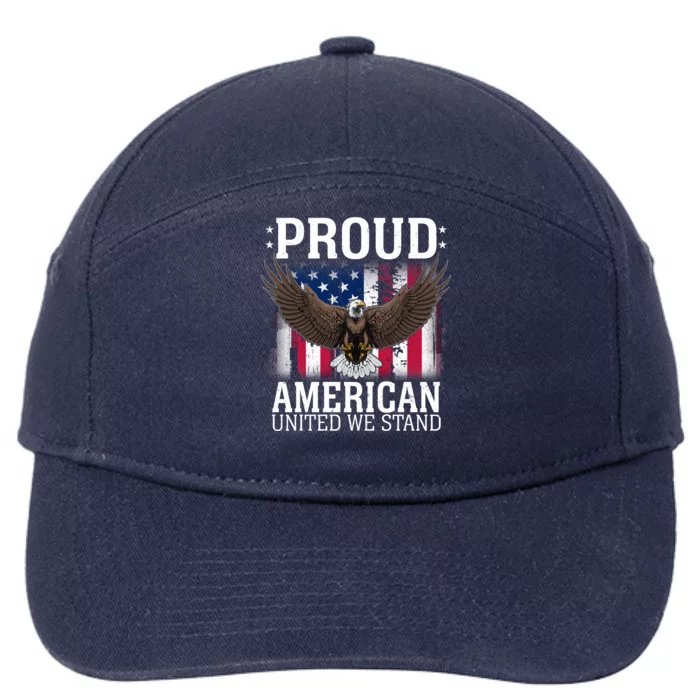 Proud American United We Stand Eagle 7-Panel Snapback Hat