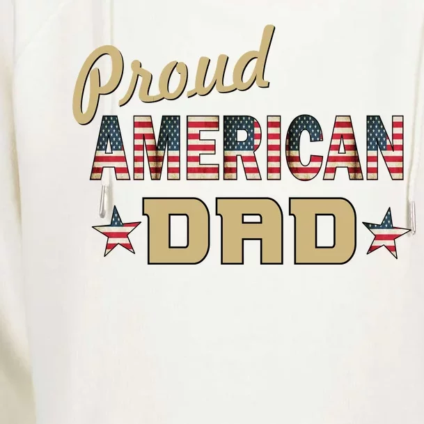 Proud Army Dad Womens Funnel Neck Pullover Hood