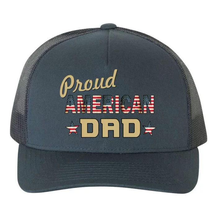 Proud Army Dad Yupoong Adult 5-Panel Trucker Hat