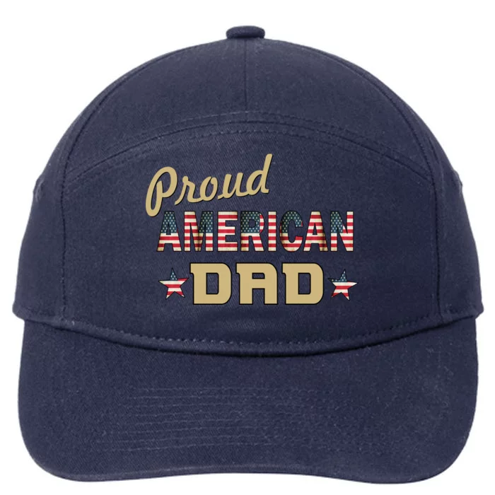 Proud Army Dad 7-Panel Snapback Hat