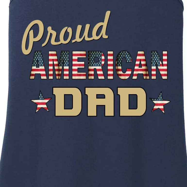 Proud Army Dad Ladies Essential Tank