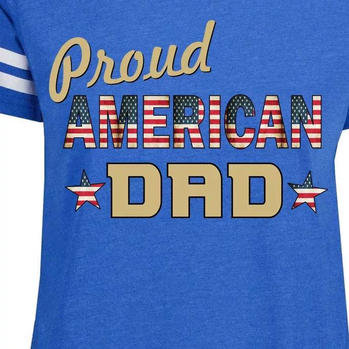 Proud Army Dad Enza Ladies Jersey Football T-Shirt