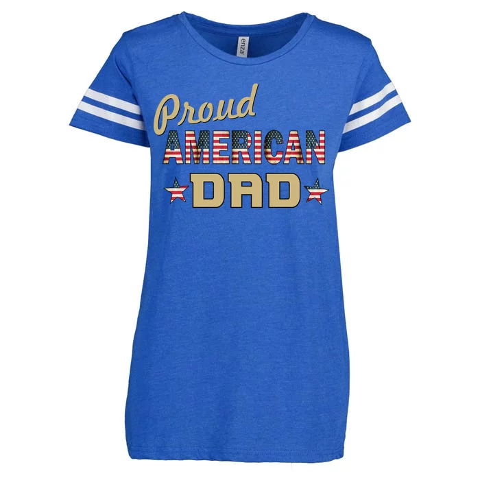 Proud Army Dad Enza Ladies Jersey Football T-Shirt