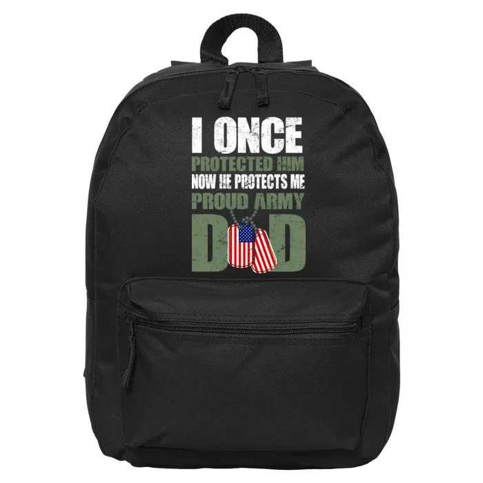 Proud Army Dad Of An American Soldier 16 in Basic Backpack