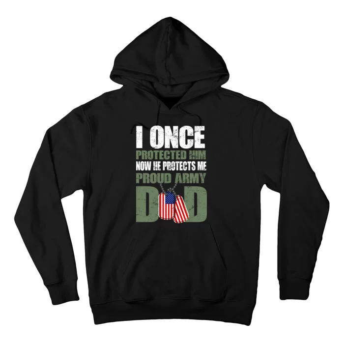 Proud Army Dad Of An American Soldier Tall Hoodie