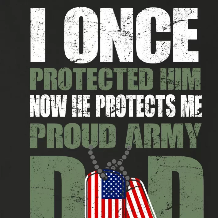 Proud Army Dad Of An American Soldier Toddler Long Sleeve Shirt