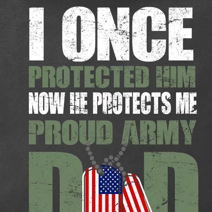 Proud Army Dad Of An American Soldier Zip Tote Bag