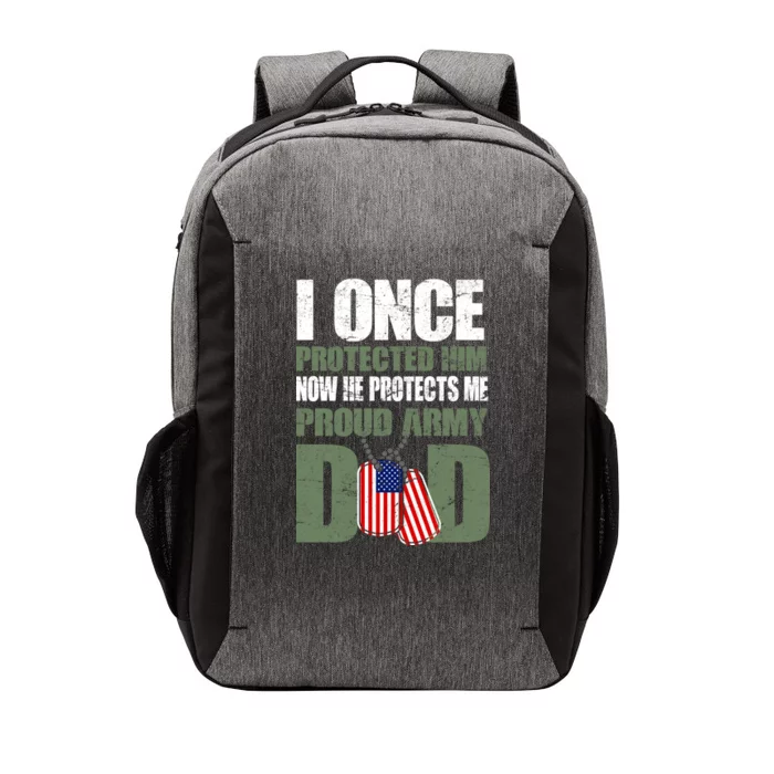 Proud Army Dad Of An American Soldier Vector Backpack