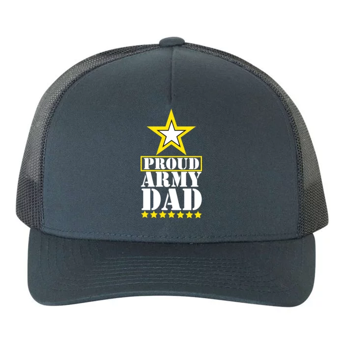 Proud Army Dad Star Logo Yupoong Adult 5-Panel Trucker Hat