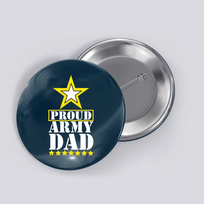 Proud Army Dad Star Logo Button