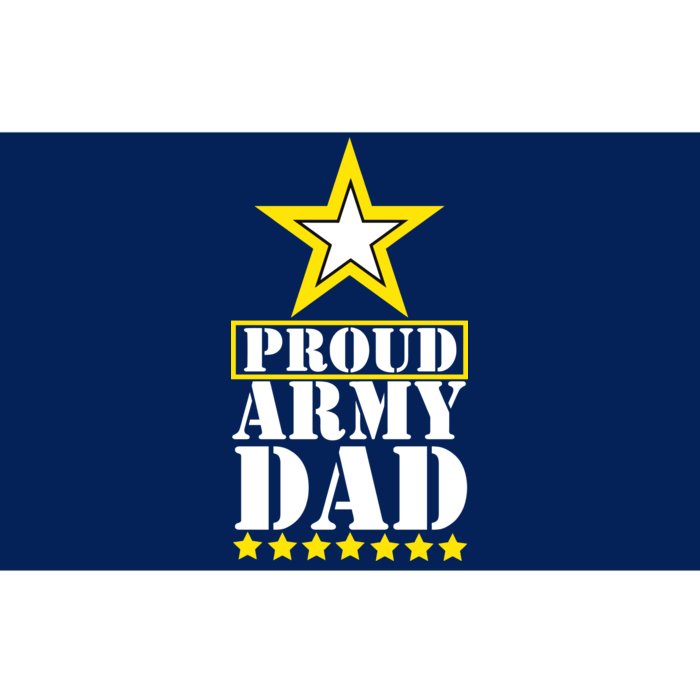 Proud Army Dad Star Logo Bumper Sticker