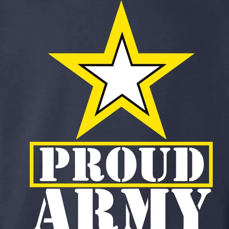 Proud Army Dad Star Logo Toddler Hoodie