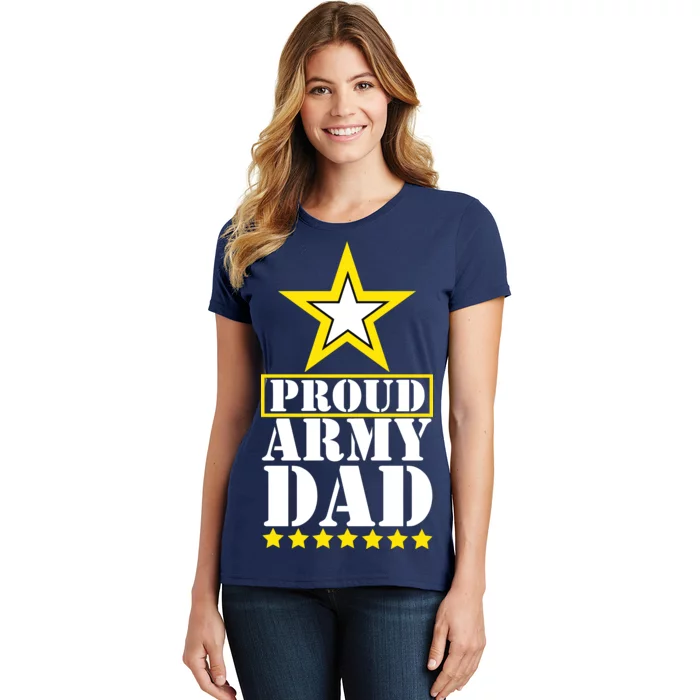 Proud Army Dad Star Logo Women's T-Shirt