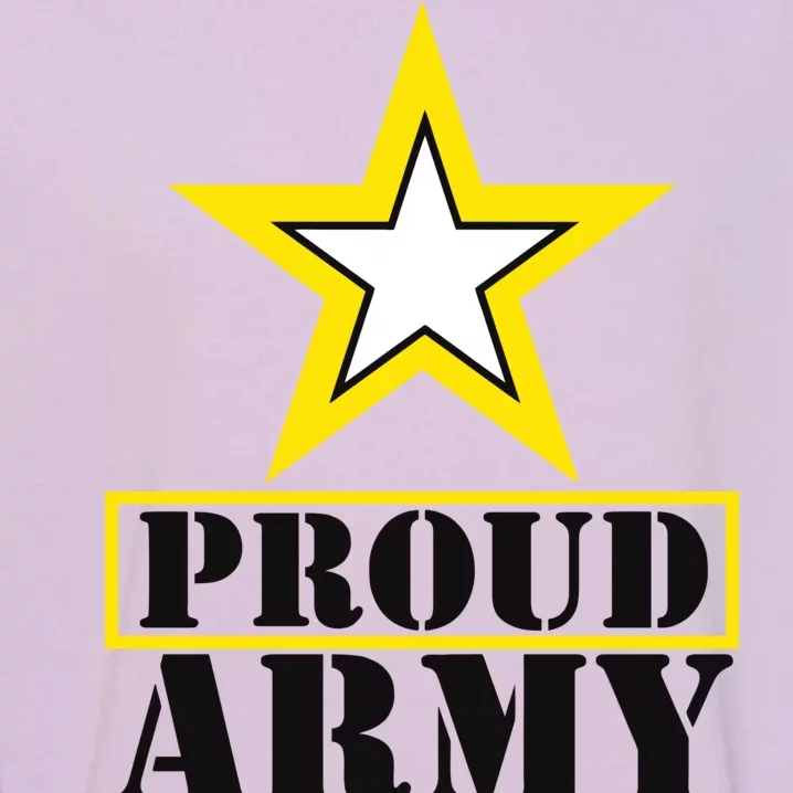 Proud Army Dad Star Logo Garment-Dyed Sweatshirt