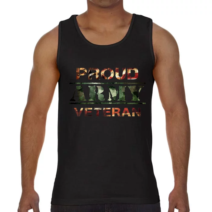 Proud Army Veteran Comfort Colors® Tank Top