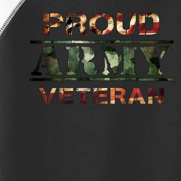 Proud Army Veteran Toddler Fine Jersey T-Shirt