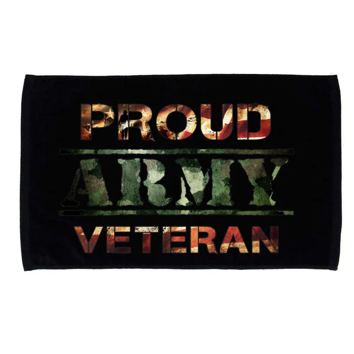 Proud Army Veteran Microfiber Hand Towel