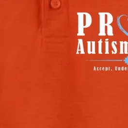 Proud Autism Mom Accept Understand Love Dry Zone Grid Performance Polo